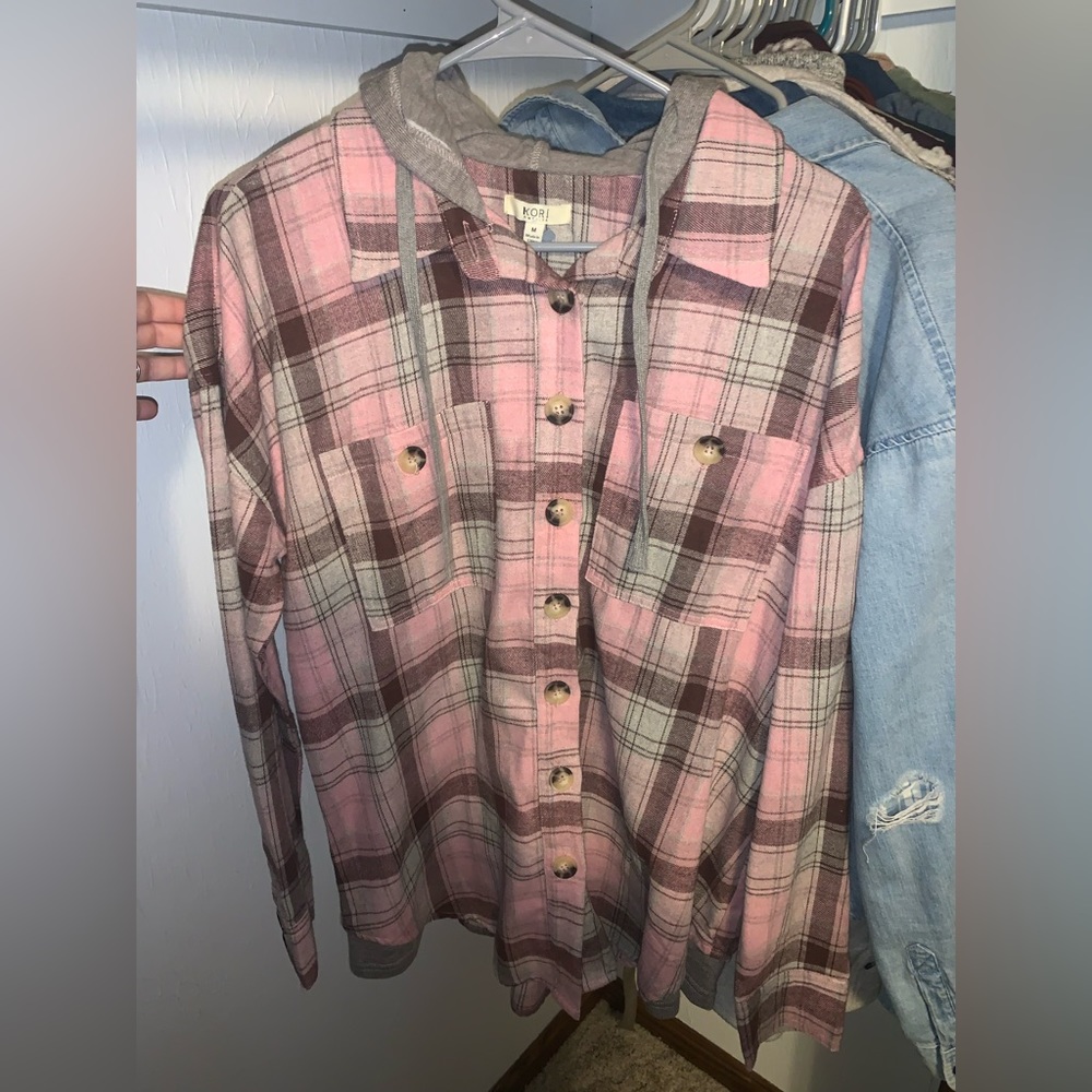 Kori Flannel Hooded Jacket